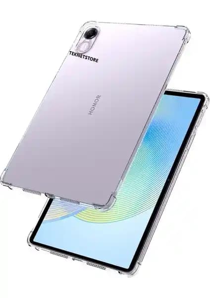 Honor Pad X9 2023 için dayanıklı ve şeffaf silikon tablet kılıfı