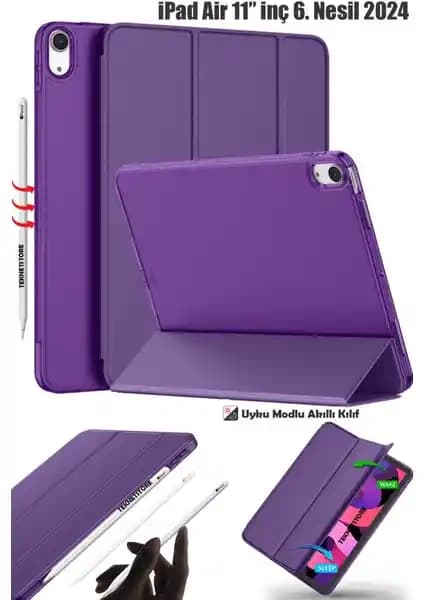 iPad Air 6 2024 Uyumlu Şık ve Koruyucu Tablet Kılıfı TekNetStore
