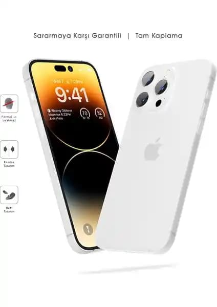 iPhone 14 Pro için Şık ve İnce Mat Kılıf ile Koruma ve Estetik Bir Arada