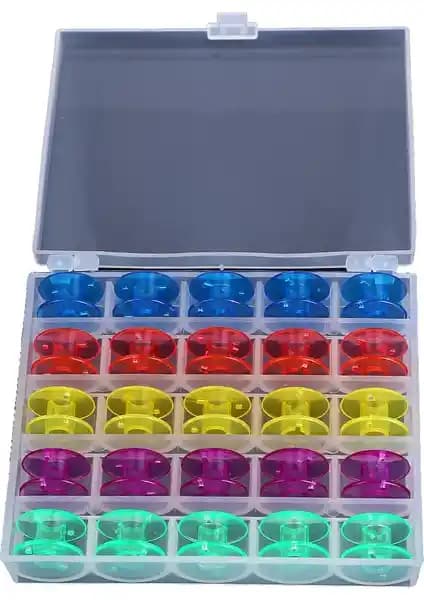 İşkur Makine Ev Tipi Renkli Plastik Masura Seti ve Özellikleri