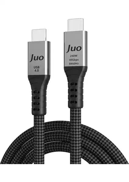 Juo USB 4.0 240W 40Gbps Thunderbolt 4 ve 8K Görüntü Aktarım Kablosu Özellikleri ve Kullanım Alanları