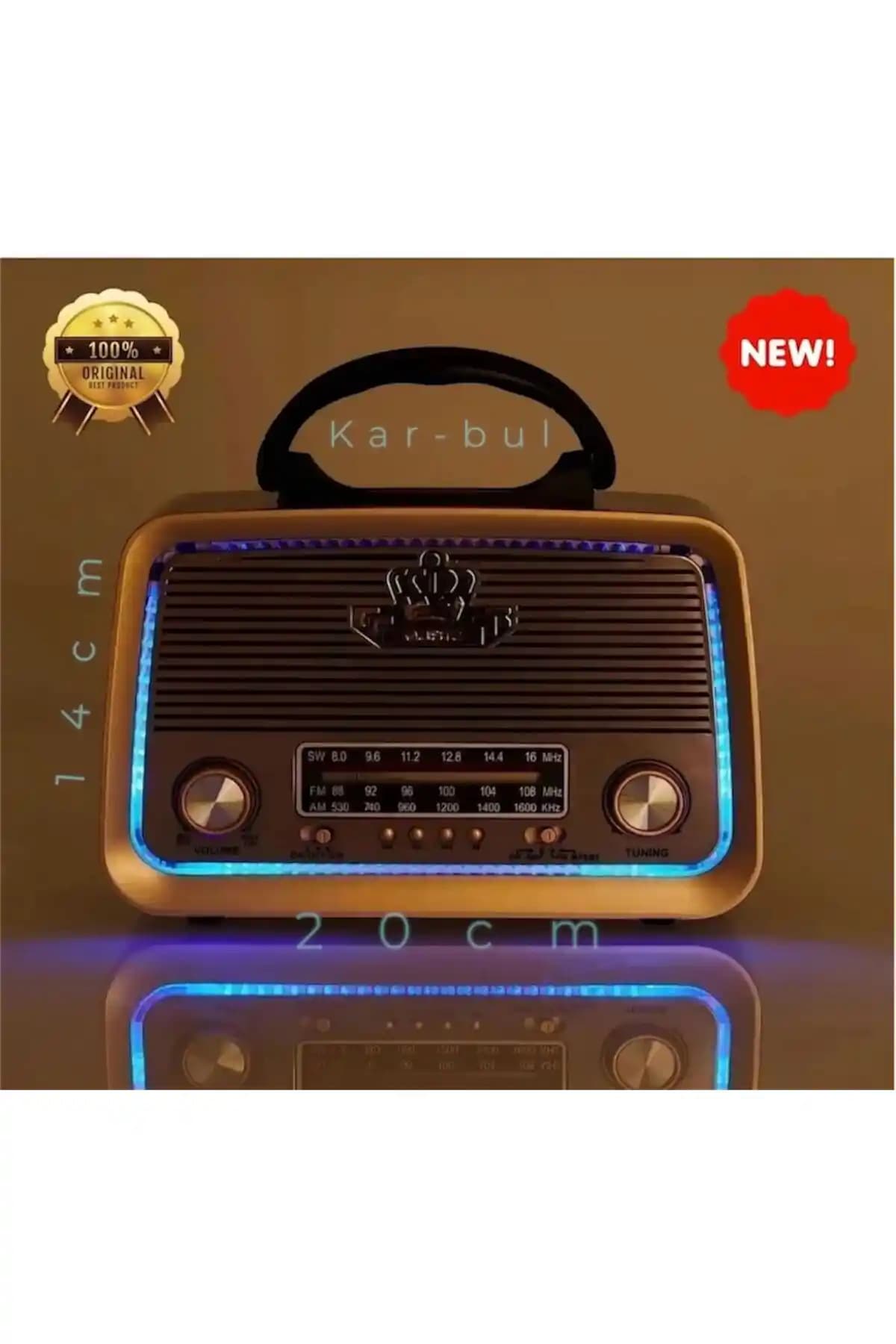 Kar-Bul 301 Nostaljik Bluetooth MP3 Çalar Radyo ve Müzik Kutusu İncelemesi