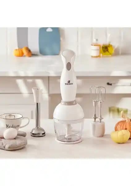 Karaca Profoodmix 3'lü Blender Seti Güçlü Performans ve Şık Tasarım Özellikleriyle
