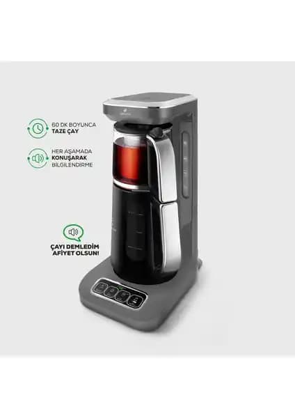 Karaca Robotea Pro 4'ü 1 Konuşan Çay Makinesi Çok Fonksiyonlu ve Akıllı Mutfak Aleti