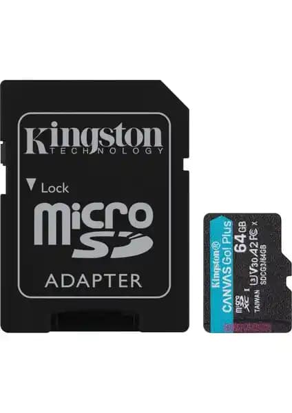Kingston SDCG3-64GB MicroSDXC Kart: Yüksek Kapasite ve Güvenilir Performans Özellikleri