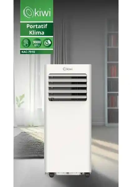 Kiwi KAC-7910 Taşınabilir Klima 9000 BTU Çok Fonksiyonlu ve Kullanıcı Dostu Tasarım