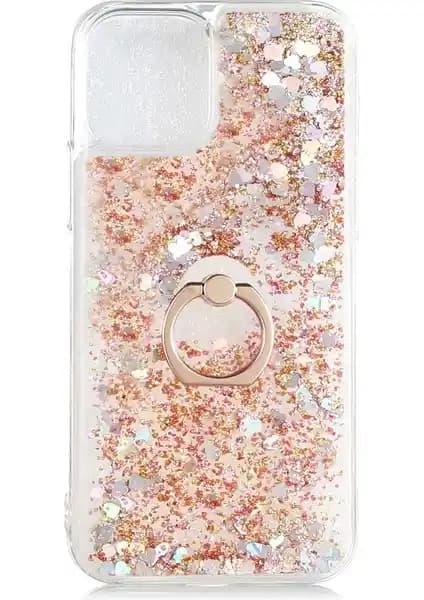 KNY Apple iPhone 13 Sıvılı Simli Yüzüklü Milce Kapak: Estetik ve Koruma Bir Arada