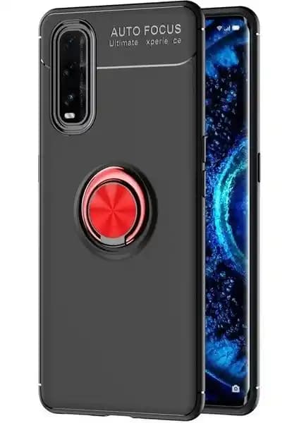 KNY Oppo A31 Kılıf Yüzüklü Manyetik Ravel Silikon Şıklık ve Koruma Sunar