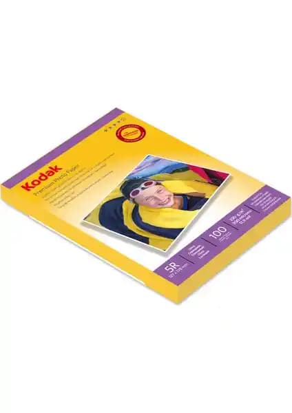 Kodak Premium Glossy Fotoğraf Kağıdı 13x18 cm 230 g/m² yüksek kaliteli baskı malzemesi