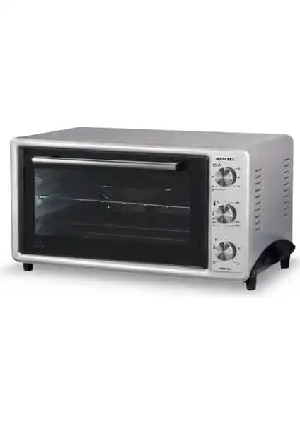 Kumtel LX-3525 Gri Turbo 40 Litre Mini Fırın: Çok Fonksiyonlu ve Geniş İç Hacimli Mutfak Aleti