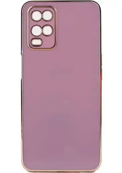 Kvy Oppo A54 Parlak Kenarlı Bark Silikon Kılıfı: Şık ve Dayanıklı Telefon Koruma Çözümü