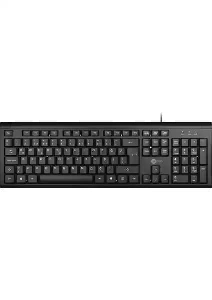 Lecoo KB101 USB Kablolu Türkçe Q Klavye: Dayanıklı, Şık ve Kullanışlı Ofis Klavyesi