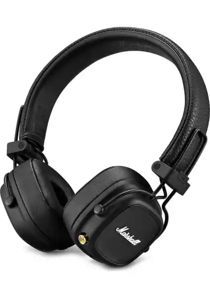 Marshall Major IV Bluetooth Kulak Üstü Kulaklık Siyah: Yüksek Ses Kalitesi ve Konforlu Tasarım