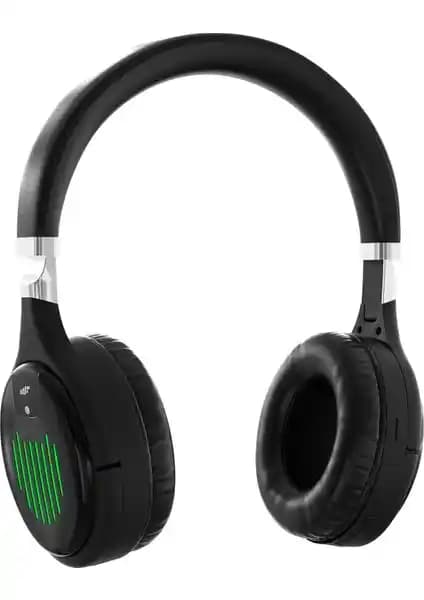 MF Product Acoustic 0462 Siyah Kablosuz Bluetooth Kulaklık Konforlu Tasarım ve Yüksek Ses Kalitesi