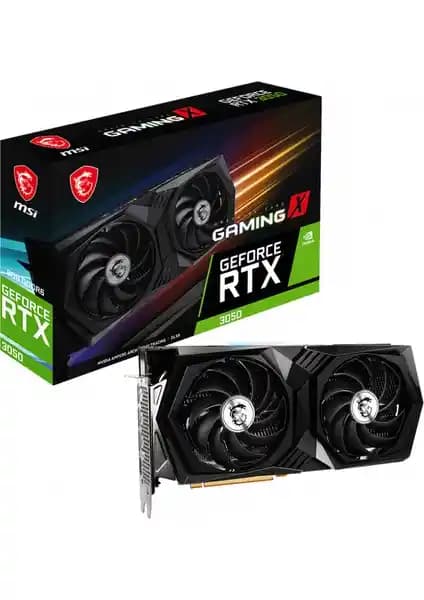 MSI GEFORCE RTX 3050 GAMING X 8G: Yüksek Performanslı ve Estetik Oyun Ekran Kartı