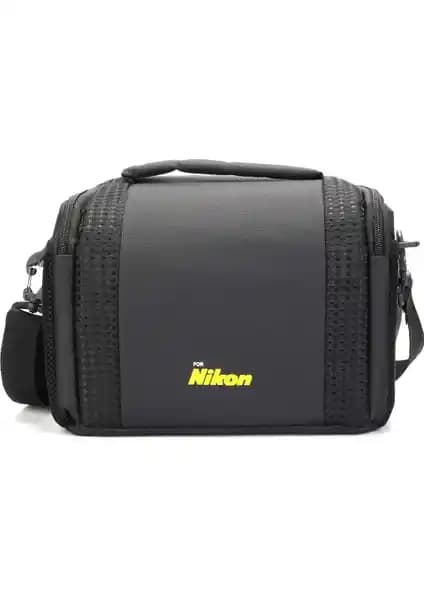 Nikon Tüm Modellerle Uyumlu Dayanıklı ve Şık DSLR Kare Çanta Özellikleri