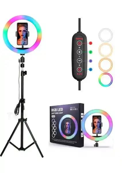 NKŞ RGB LED Ring Işık: Çok Yönlü ve Ayarlanabilir İçerik Üretim Aygıtı