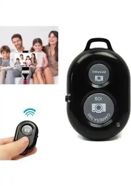 PSGT Uzaktan Bluetooth Kumanda Siyah Telefonlar İçin Pratik Çekim Çözümü