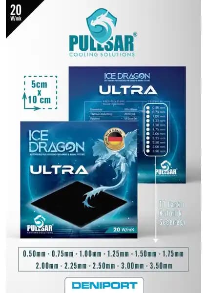 Pullsar Ice Dragon Ultra Termal Pad ile Yüksek Performanslı Bilgisayar Soğutma Çözümü