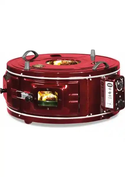 Şamdan 42 Lt Yuvarlak Davul Fırın Modern Mutfaklar İçin Çok Fonksiyonlu ve Enerji Verimli