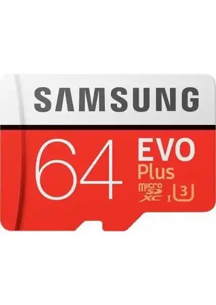 Samsung EVO Plus 64GB MicroSDXC Kartıyla Güçlü ve Güvenilir Depolama Çözümü