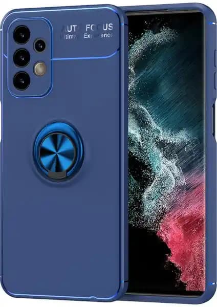 Samsung Galaxy A23 İçin Şık ve Koruyucu Manyetik Yüzüklü Silikon Kılıf