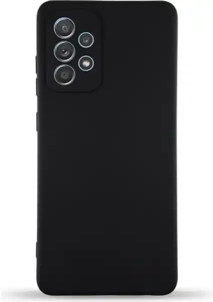 Samsung Galaxy A33 5G İçin Kadife Dokulu Silikon Kılıf Siyah Renkli Koruma ve Şıklık