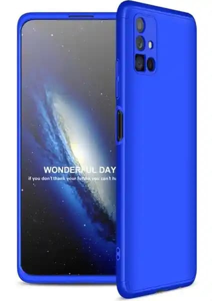 Samsung Galaxy M51 için 3 Parça 360 Zore Ays Kılıf Güçlü Koruma ve Şık Tasarım