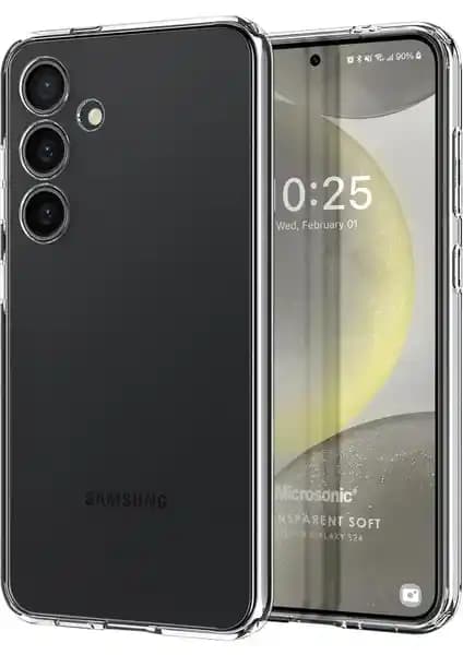 Samsung Galaxy S24 için Şeffaf Koruma Kılıfı Hafif ve Dayanıklı Tasarım