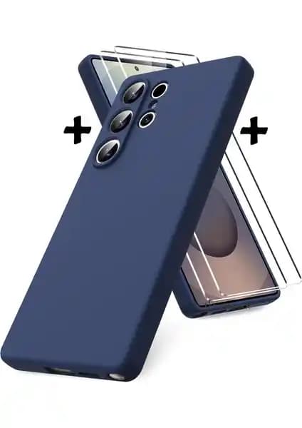 Samsung Galaxy S25 Ultra için Güçlü Koruma ve Şık Tasarım Seti 2'li Kılıf ve Ekran Koruyucu