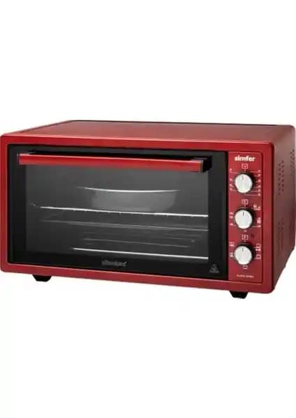 Simfer Kırmızı Midi Fırın: Çok Fonksiyonlu ve Şık Tasarımıyla Modern Mutfaklar İçin Ideal