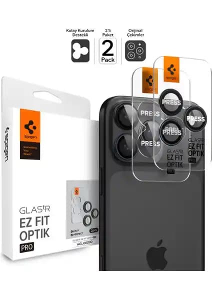 Spigen Kamera Lens Koruyucu iPhone modelleri için yüksek koruma ve kolay kurulum sağlayan ürün