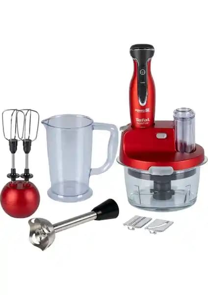 Tefal Powelix Activflow Expert 1500W Kırmızı El Blenderi Güçlü Performans ve Çok Yönlü Kullanım