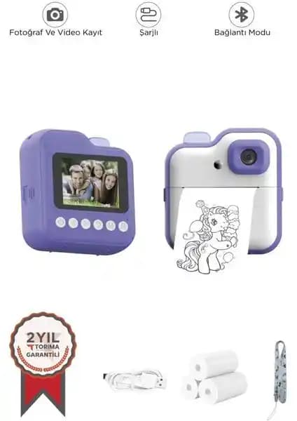 Torima CMR-15 Çocuklar İçin Kullanımı Kolay ve Dayanıklı Dijital Fotoğraf Makinesi