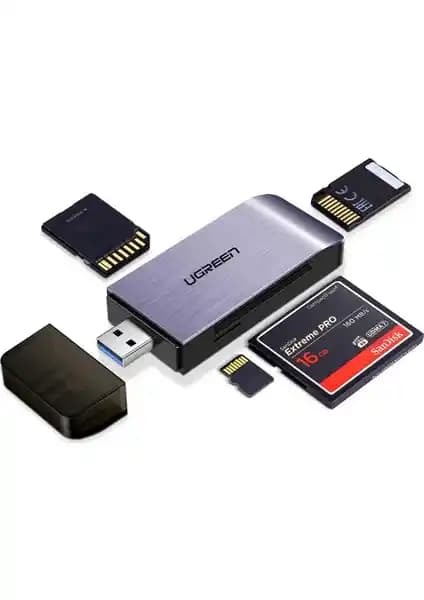 Ugreen USB 3.0 Kart Okuyucu: Yüksek Hızlı Veri Aktarımı ve Çoklu Kart Desteği