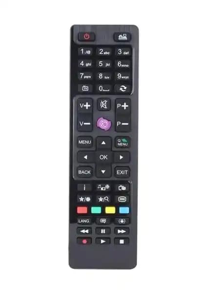 Vestel Weko Kl Vestel-Seg-Regal RC4849 RM-L260 Mini Mor LCD TV Kumandası