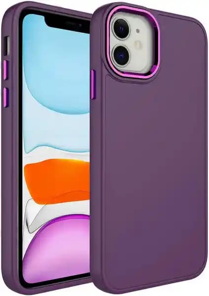 Vip Case iPhone 11 Pastel Silikon Kılıf Metal Detaylar ve Koruma Özellikleri