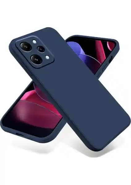 Xiaomi Redmi 12 için Şık ve Koruyucu Kadife Silikon Kılıf Günlük Kullanım İçin