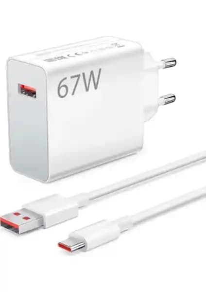 Xmart 67W Type-C Hızlı Şarj Seti Xiaomi Mi 14 Ultra ve Diğer Cihazlar İçin