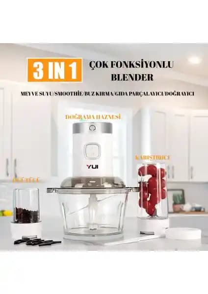 Yui M-2001 3'Ü 1 Arada Rondo Seti: Çok Fonksiyonlu Mutfak Aleti ve Kullanım Avantajları
