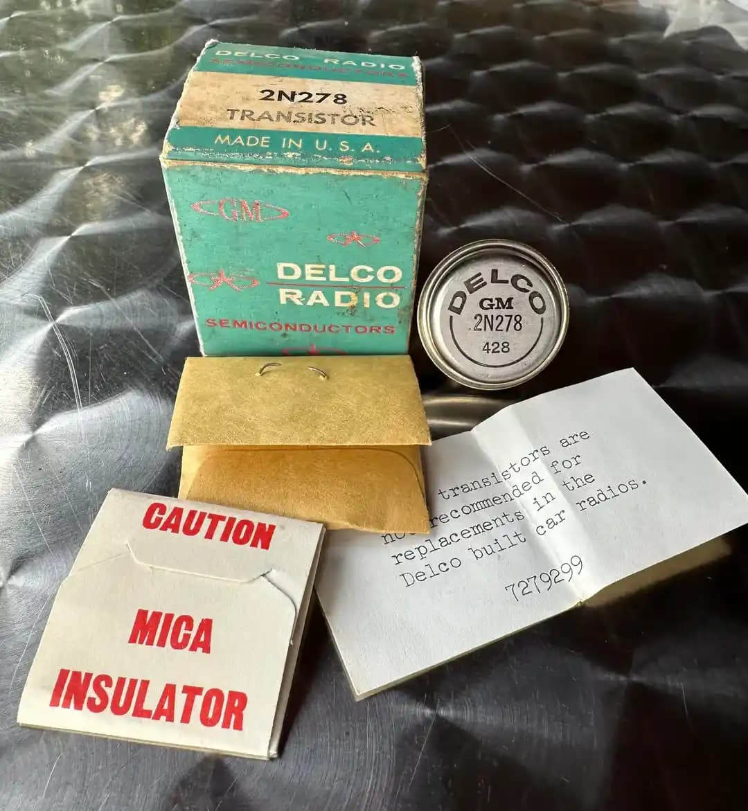 Delco 2N278 PNP Germanium Transistörü: Tarihçesi ve Teknik Özellikleri