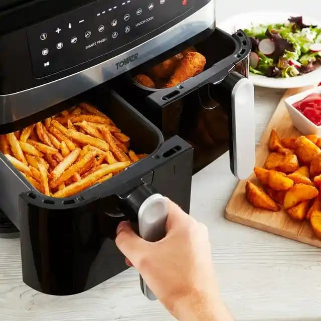 Tower Air Fryer'da Izgara Tabağı Olmadan Kullanım ve Alternatif Pişirme Yöntemleri