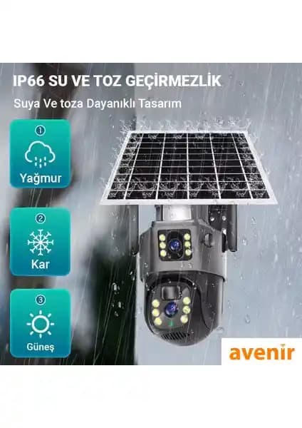 Avenir AV-M12 Güneş Enerjili Çok Fonksiyonlu Güvenlik Kamerası Özellikleri ve İnceleme