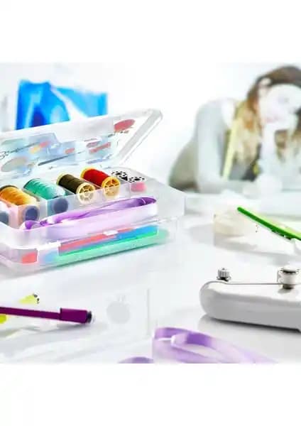 Çift Taraflı Bölmeli Hobi Dikiş Kutusu ve Arduino Malzeme Saklama Çözümü