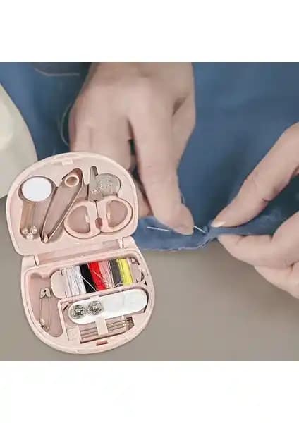 Çok Fonksiyonlu Mini Çanta Boy Seyahat Dikiş Seti Hafif ve Taşınabilir Tamir Çözümü