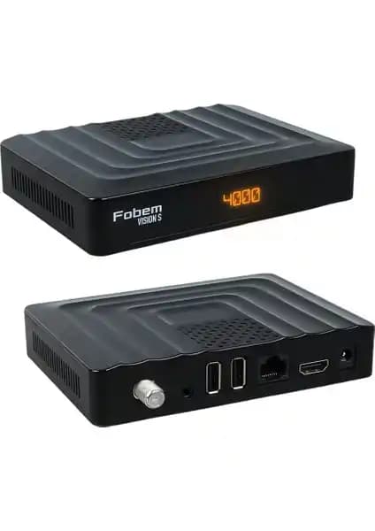 Fobem Vizyon S Hibrit Android TV Kutusu 4GB RAM ve 32GB Depolama ile Yüksek Kaliteli Eğlence