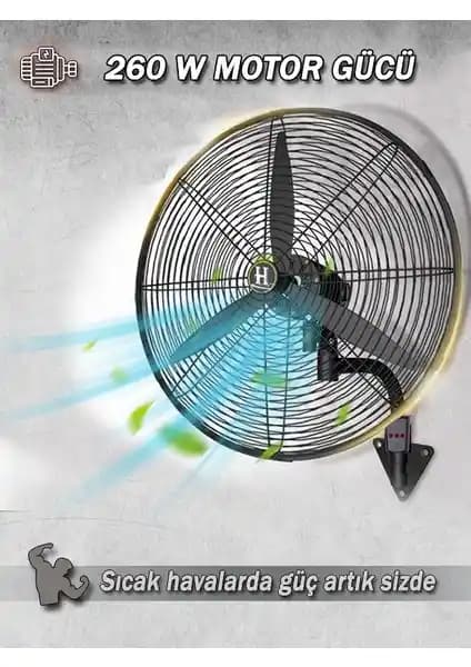 Harlem 30 İnç Sanayi Tipi Kumandalı Vantilatör: Güçlü Performans ve Modern Tasarım