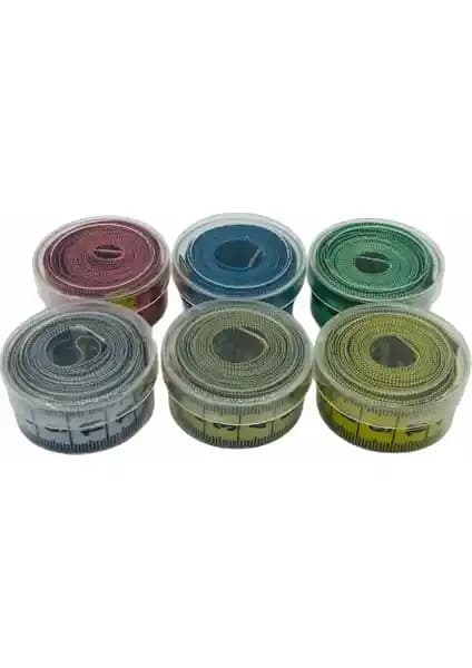 Ozan Tuhafiye Klasik Çift Yönlü 150 cm Kutulu Mezura Çok Amaçlı ve Dayanıklı Kullanım İçin