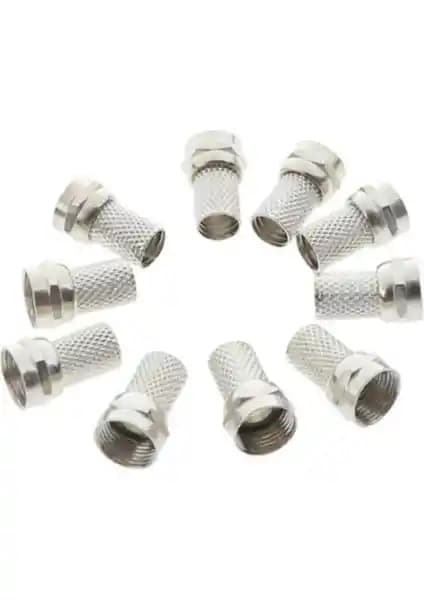 Rutter RG6 F Konnektör Uydu Anten Kablo Jakı Güvenilir Bağlantı Çözümü