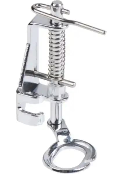 Teknotrust Yaylı Metal Serbest Nakış Ayağı ile Detaylı ve Dayanıklı Dikiş Deneyimi